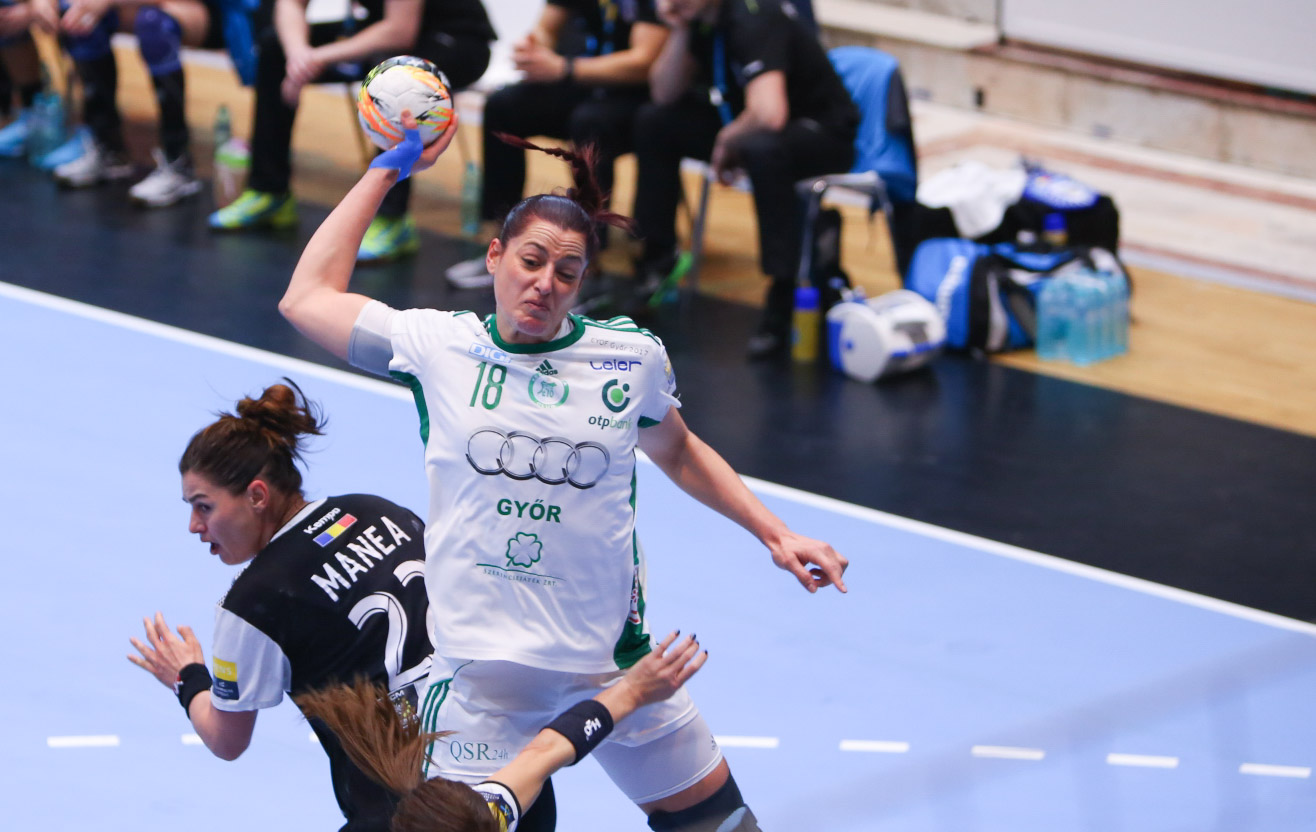 Liga Campionilor, handbal, feminin: CSM București - Gyor 22-24. ^"Tigroaicele" - în "sferturi" cu Rostov-Don, HCM Baia Mare  - cu Buducnost / FOTO