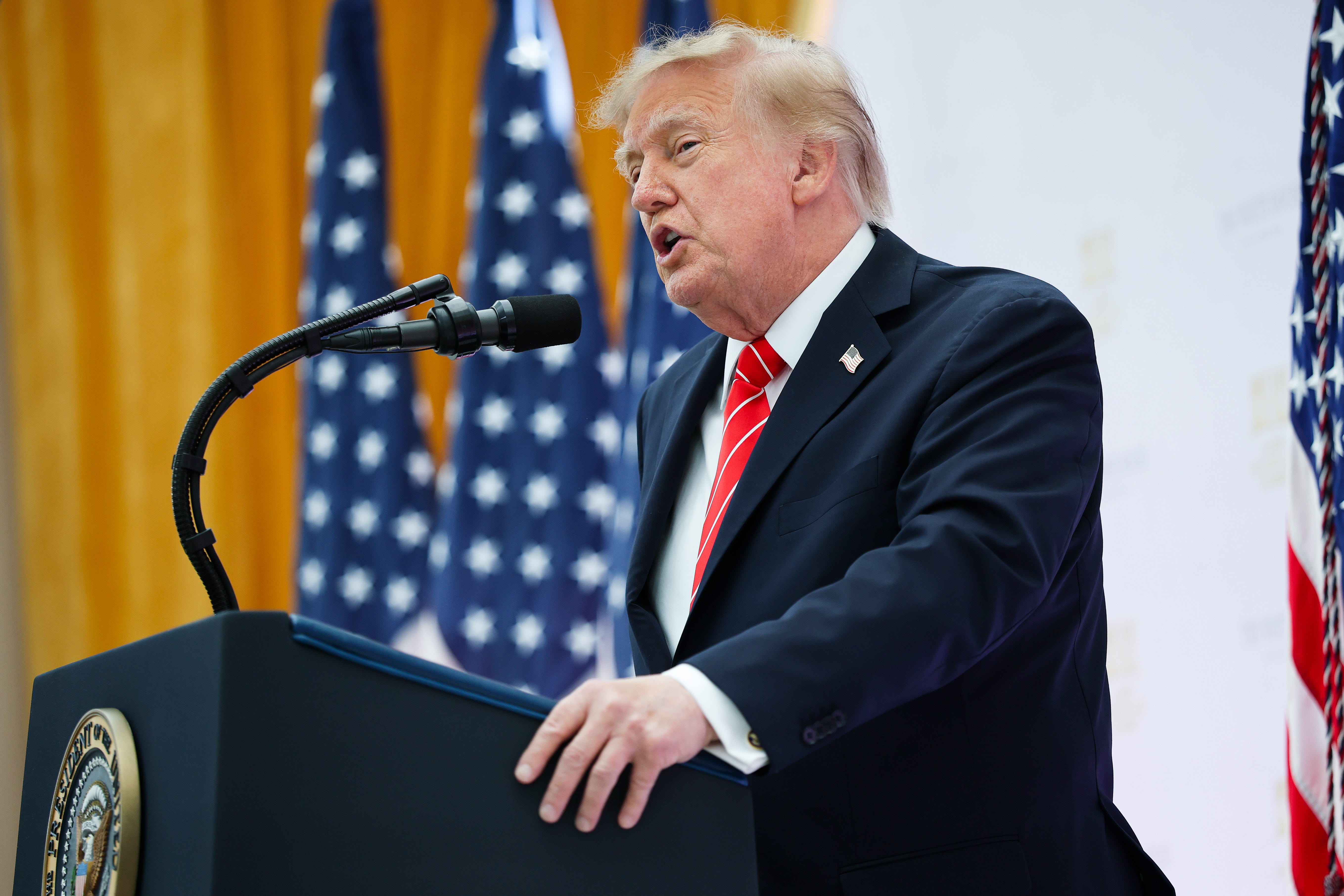 President Donald Trump as America’s strategic minerals initiative is intended to protect industrial users against supply disruptions. Win McNamee/Getty Images