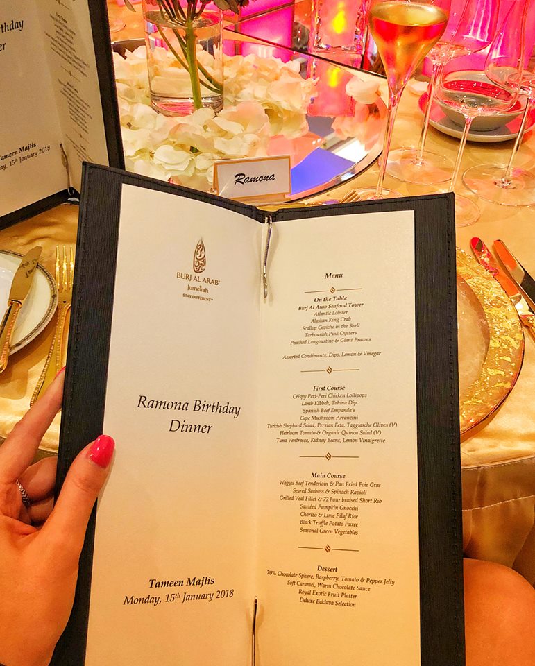 Ce lux la petrecerea aniversară pentru Ramona Gabor. Răsfățată mai ceva ca o regină la Dubai | FOTO