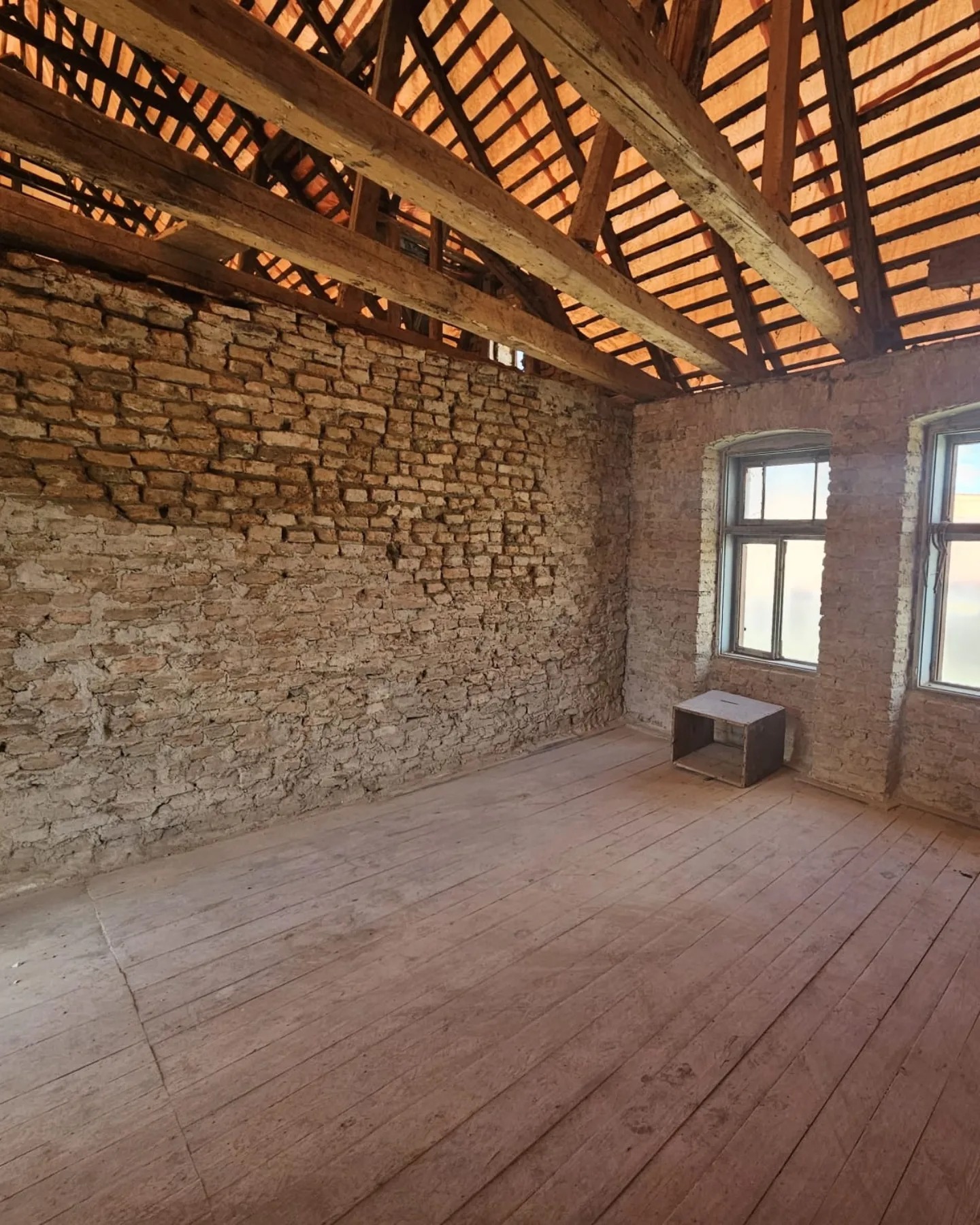 Imagini noi cu casa pe care o renovează Dana Rogoz la Viscri. Lucrările la locuința săsească au avansat