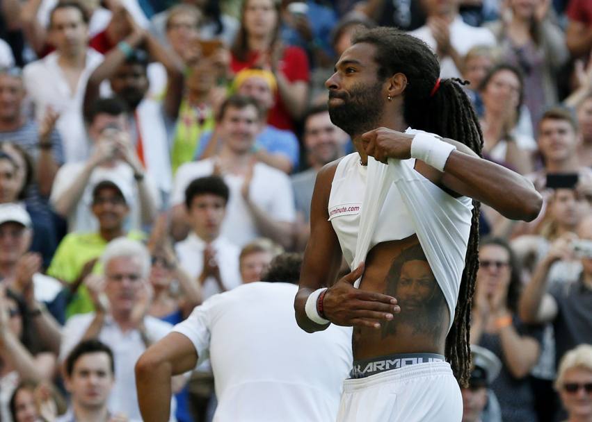 Dustin Brown - dedicație specială, după ce l-a eliminat pe Rafa Nadal / GALERIE FOTO