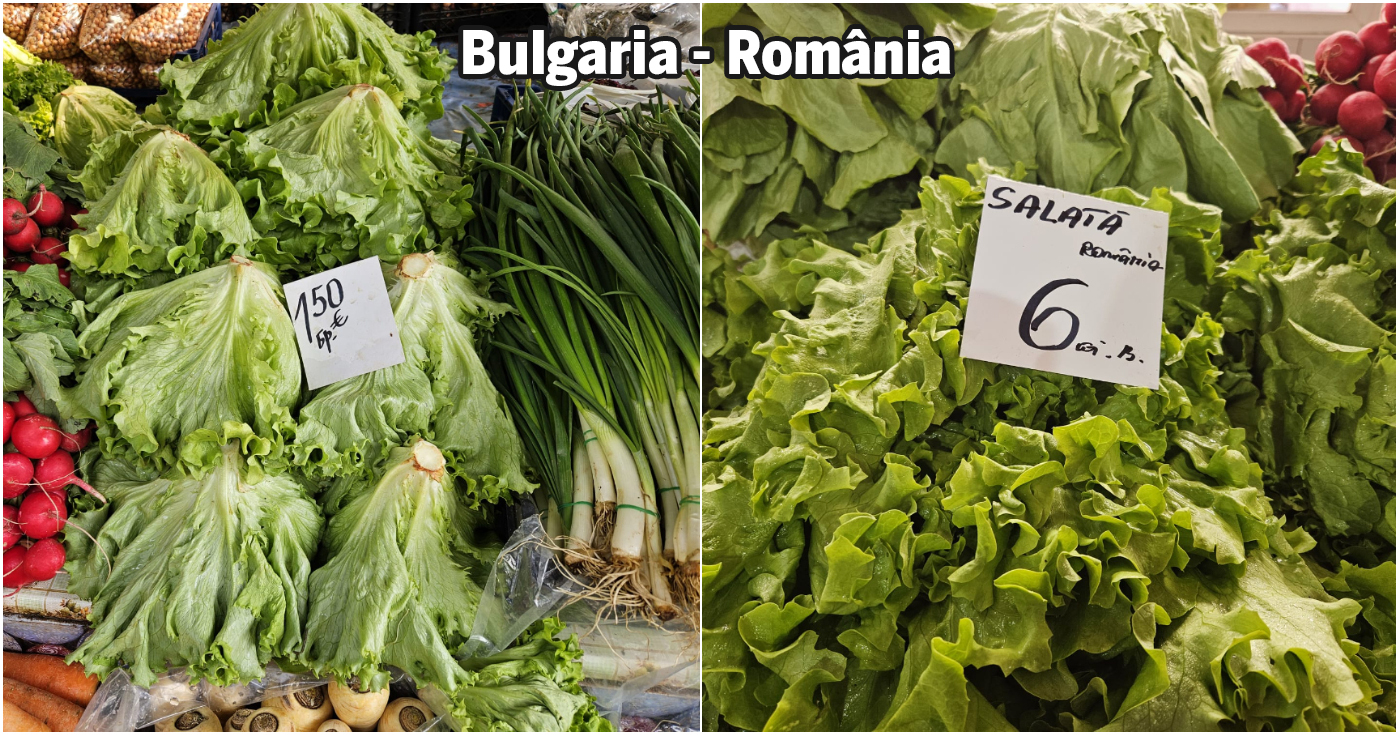 Experiment Libertatea. Preţurile la alimente în Bulgaria faţă de România: şi castraveţii aduşi din Grecia sunt mai scumpi la vecini