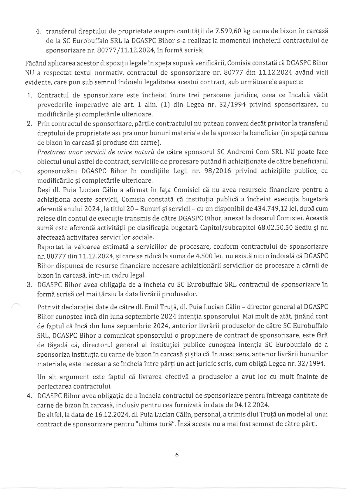 Scamatoriile șefului DGASPC Bihor, Lucian Călin Puia: a transformat bizonul donat în porc și le-a ascuns șefilor doi ani că are dosar penal