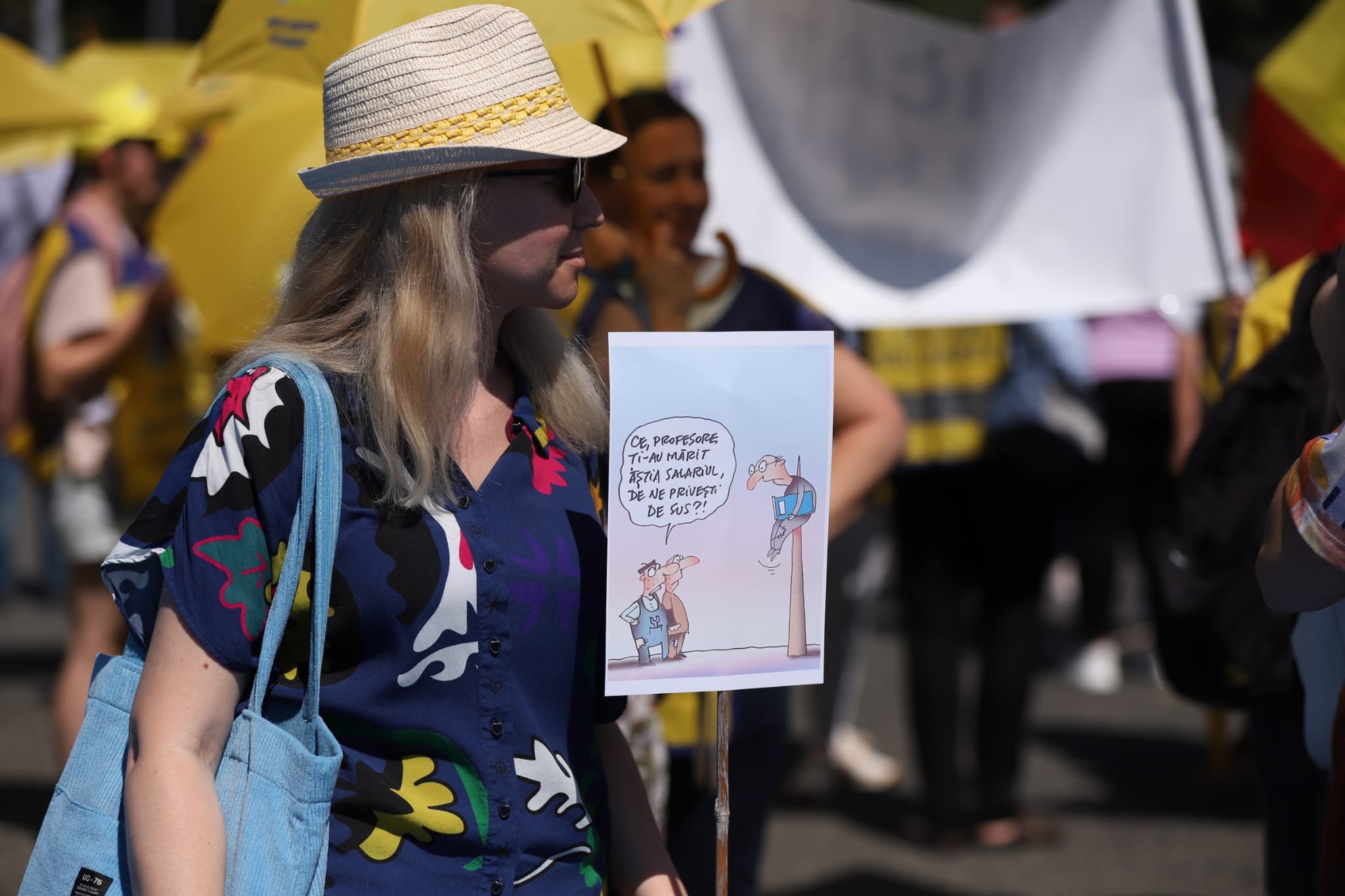 Sindicaliștii din Educație protestează la Guvern și Parlament. Examenele naționale ar putea fi afectate de proteste
