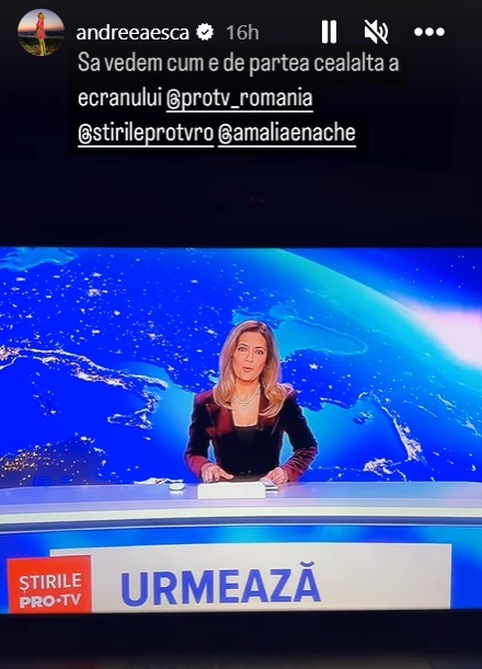 Amalia Enache a revenit la Știrile Pro TV de urgență, după ce a fost operată. De ce i-a ținut locul Andreei Esca