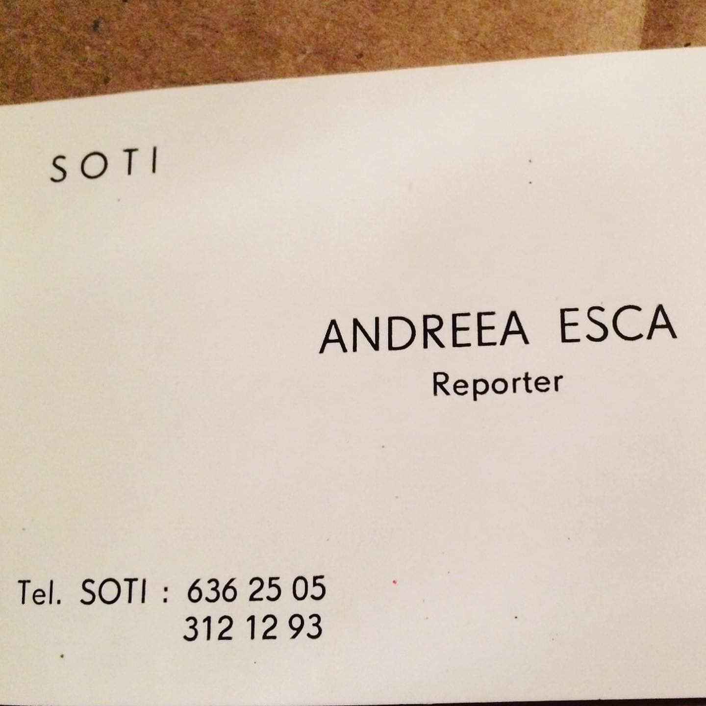 Fotografii rare cu Andreea Esca din 1992, când nu lucra încă la PRO TV. „Am fost în prima mea delegație peste hotare”