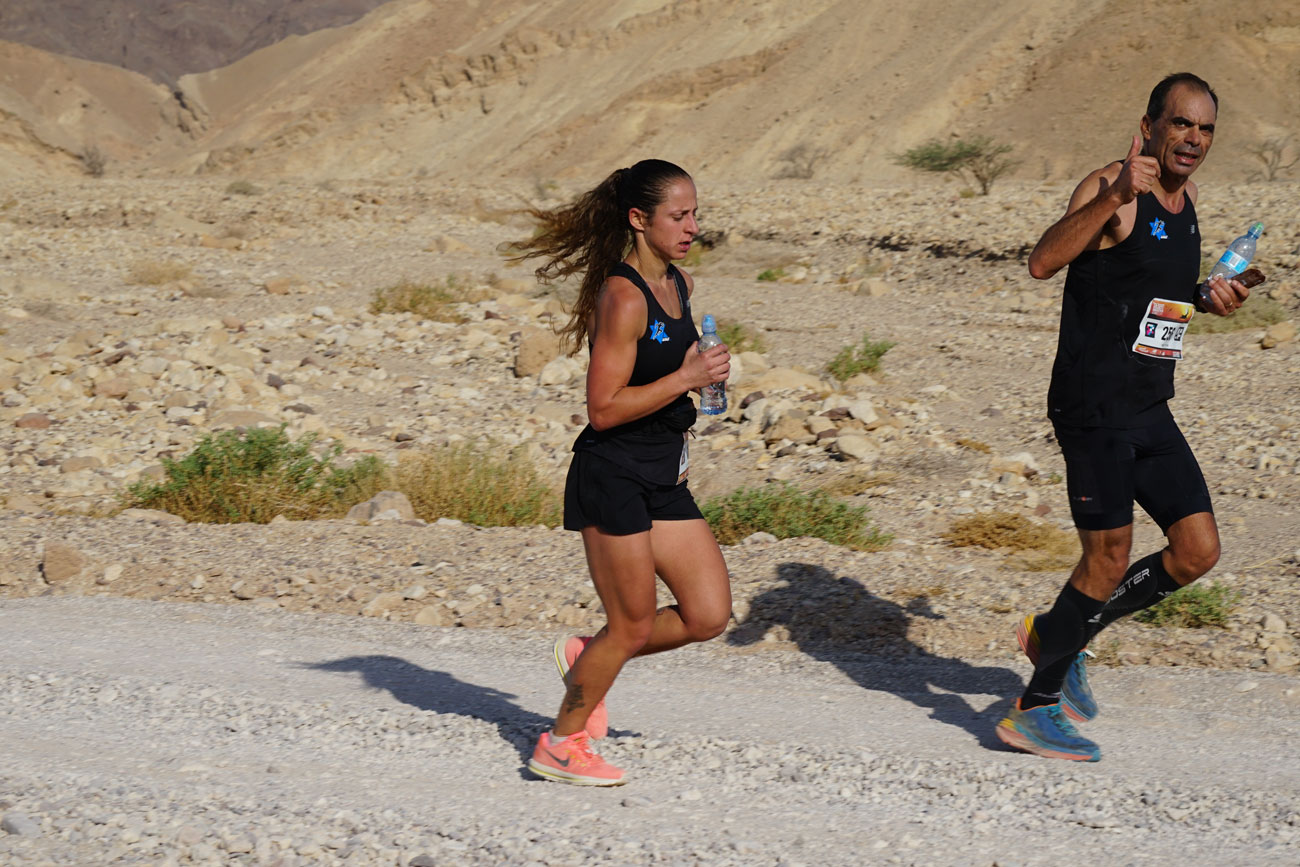 Maratonul din deșertul de lângă Eilat, în imagini