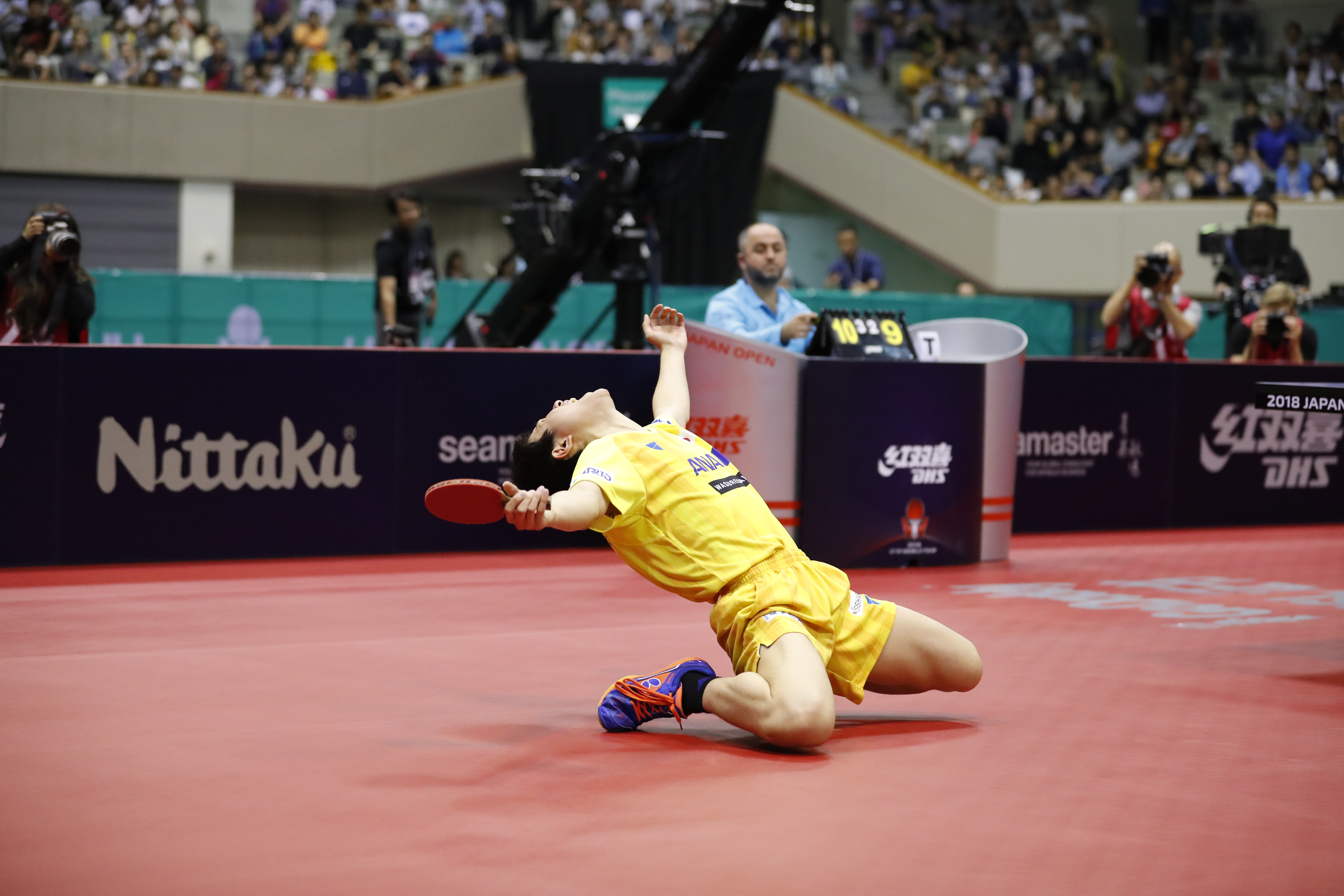Surpriză uriașă la Openul Japoniei de tenis de masă. Ma Long, învins de Harimoto, puștiul-minune de 14 ani / GALERIE FOTO&VIDEO