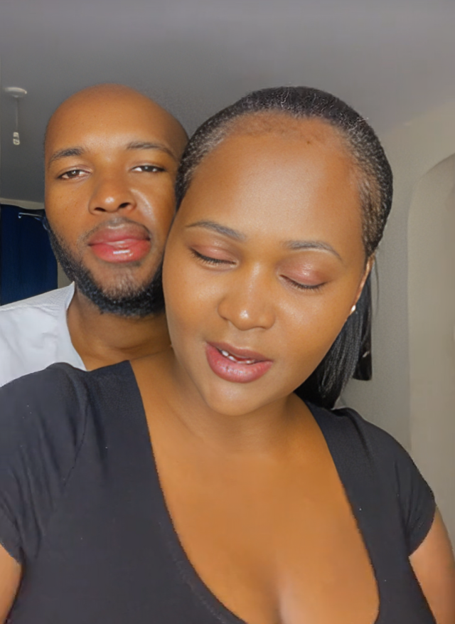 A screenshot of TikToker Milly with her ex partner Zac 'daddy'