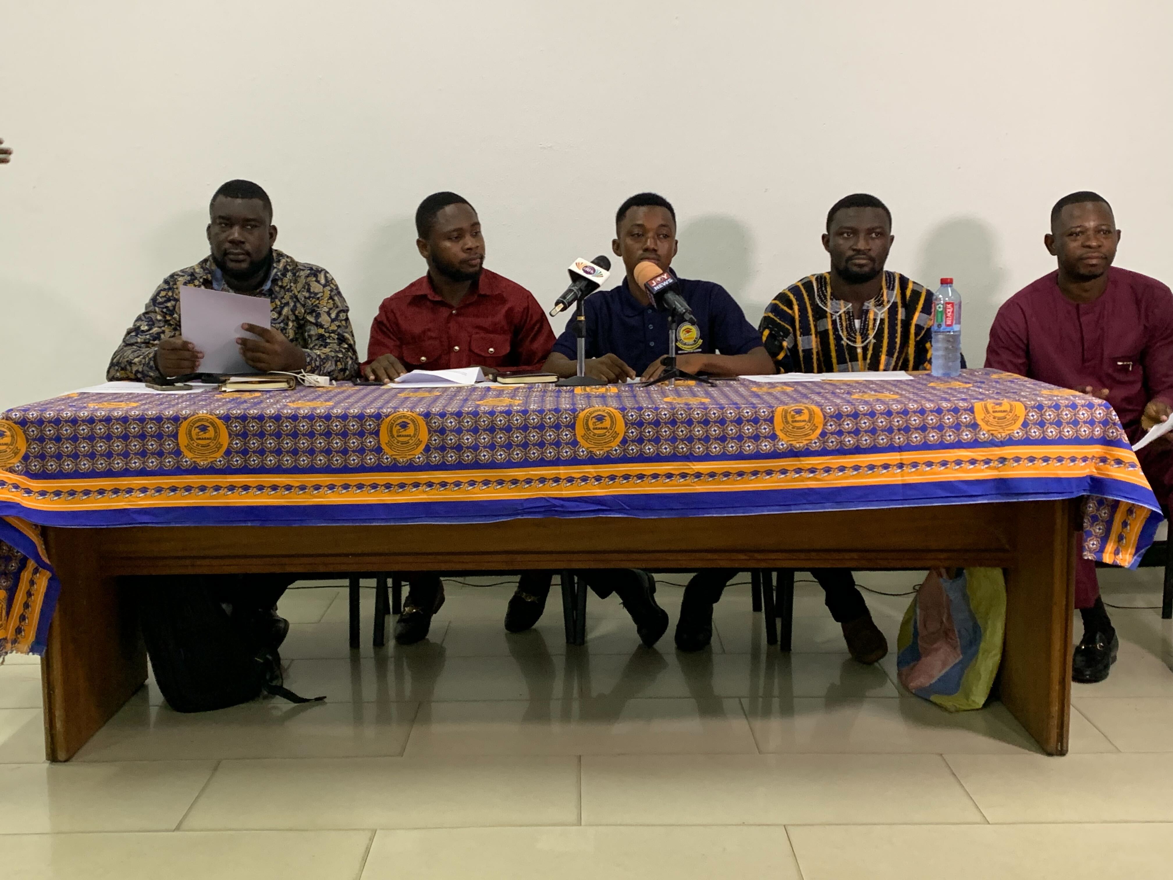 Leaders of Graduate students from various universities across Ghana
