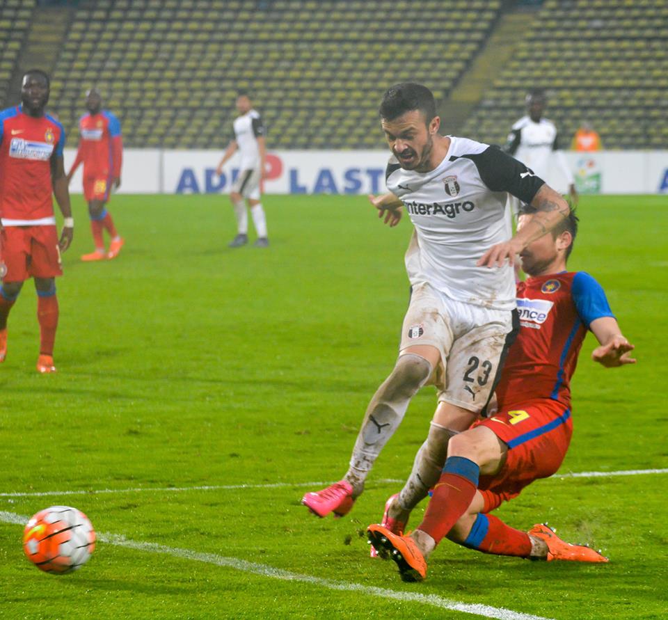 Cupa Ligii, semifinale, tur: Steaua - Astra 1-0. ^Șumudică: ”Dacă vor, facem un pact. Le dau calificarea pentru o victorie sau un egal duminică”