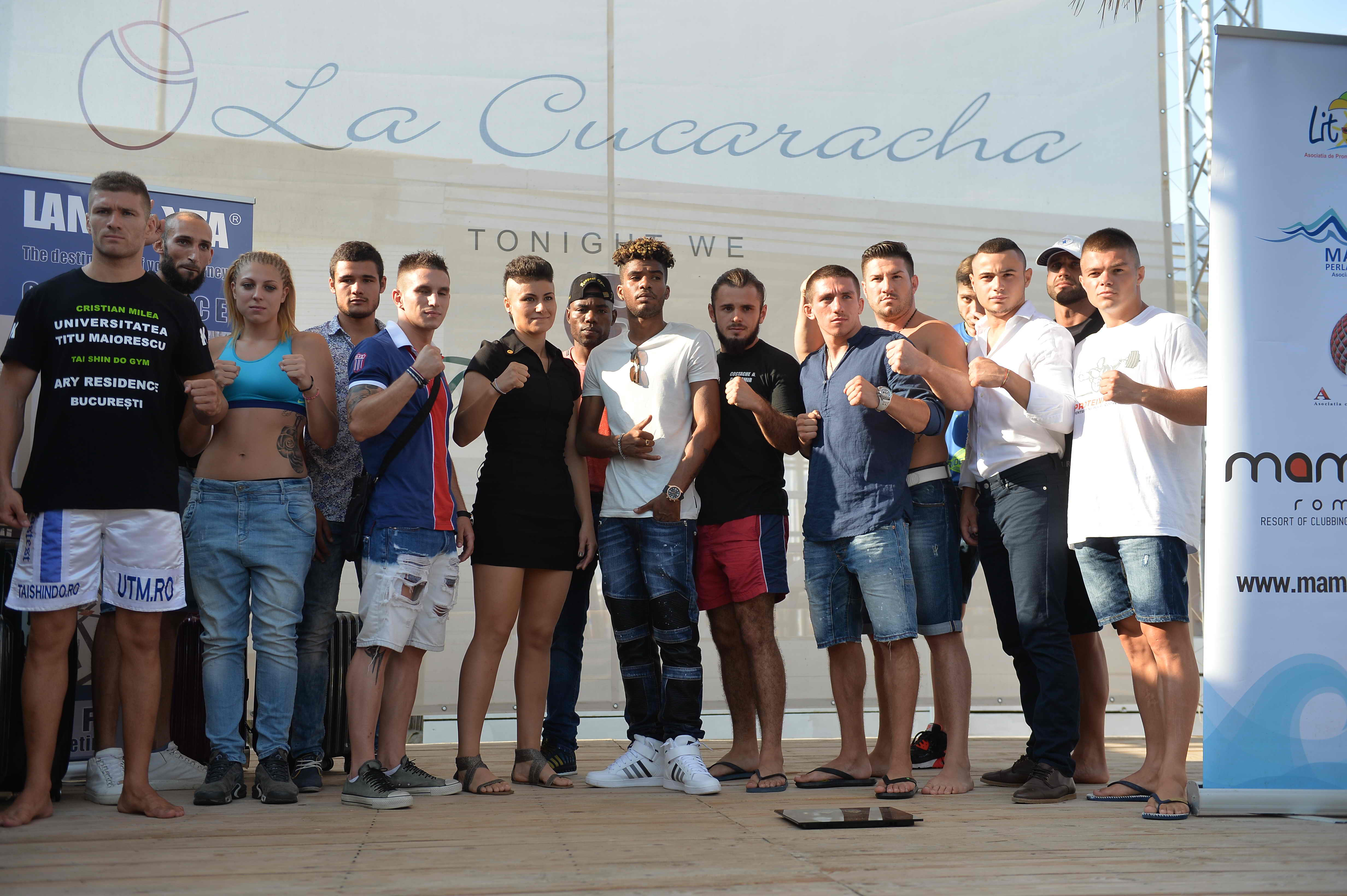 Luptătorii de la Superkombat Mamaia au trecut cu bine de proba cântarului / GALERIE FOTO