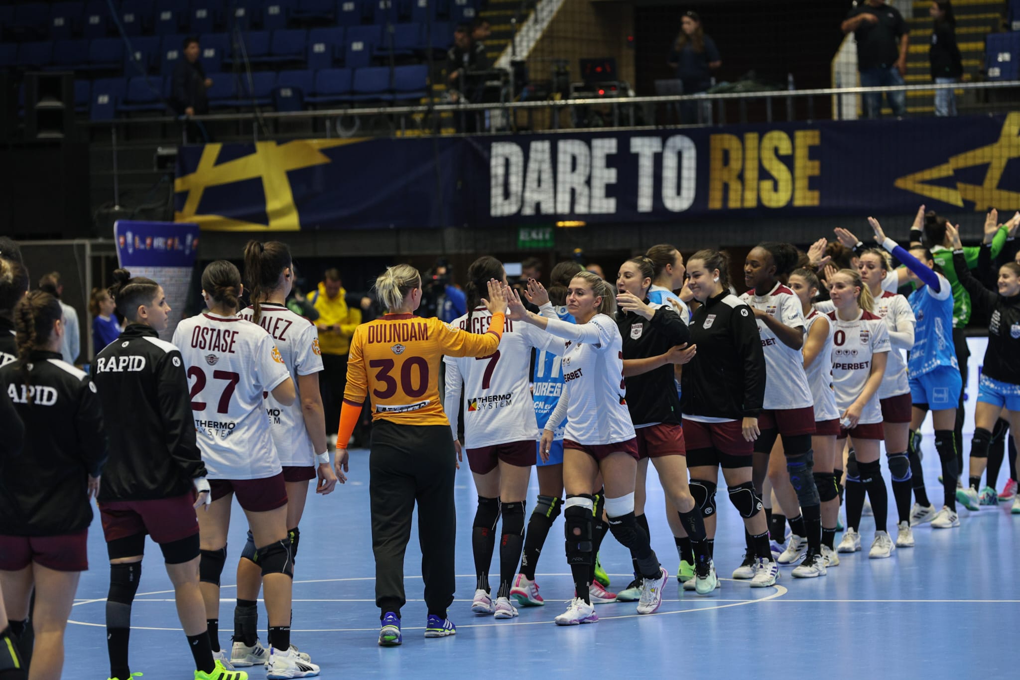 CSM București, victorie cu Rapid în meciul derby al campionatului de handbal feminin
