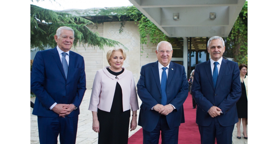 Liviu Dragnea a vorbit în Israel despre mutarea Ambasadei României la Ierusalim; Președintelui Israelului salută decizia (FOTO / VIDEO)