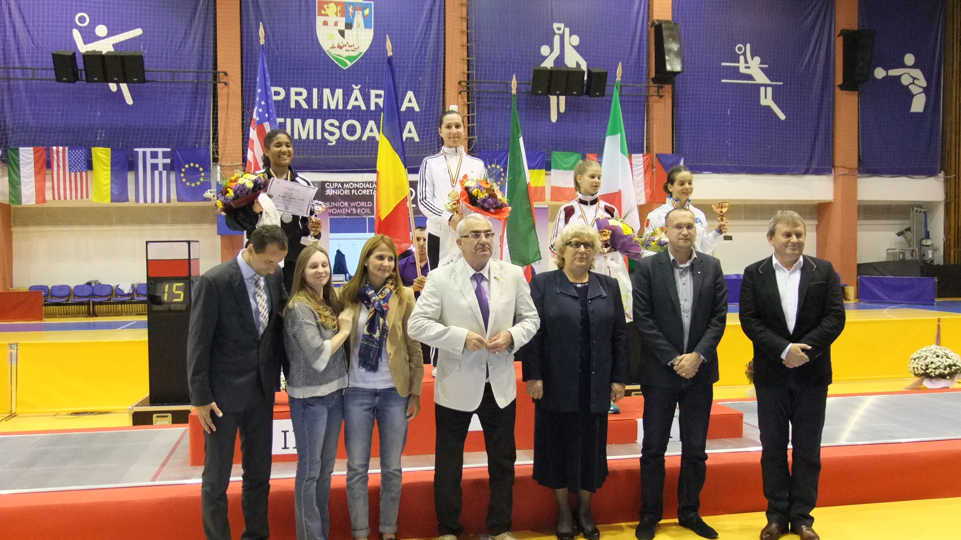 FOTO / Junioara Mălina Călugăreanu a câștigat etapa de Cupă Mondială de floretă feminin!