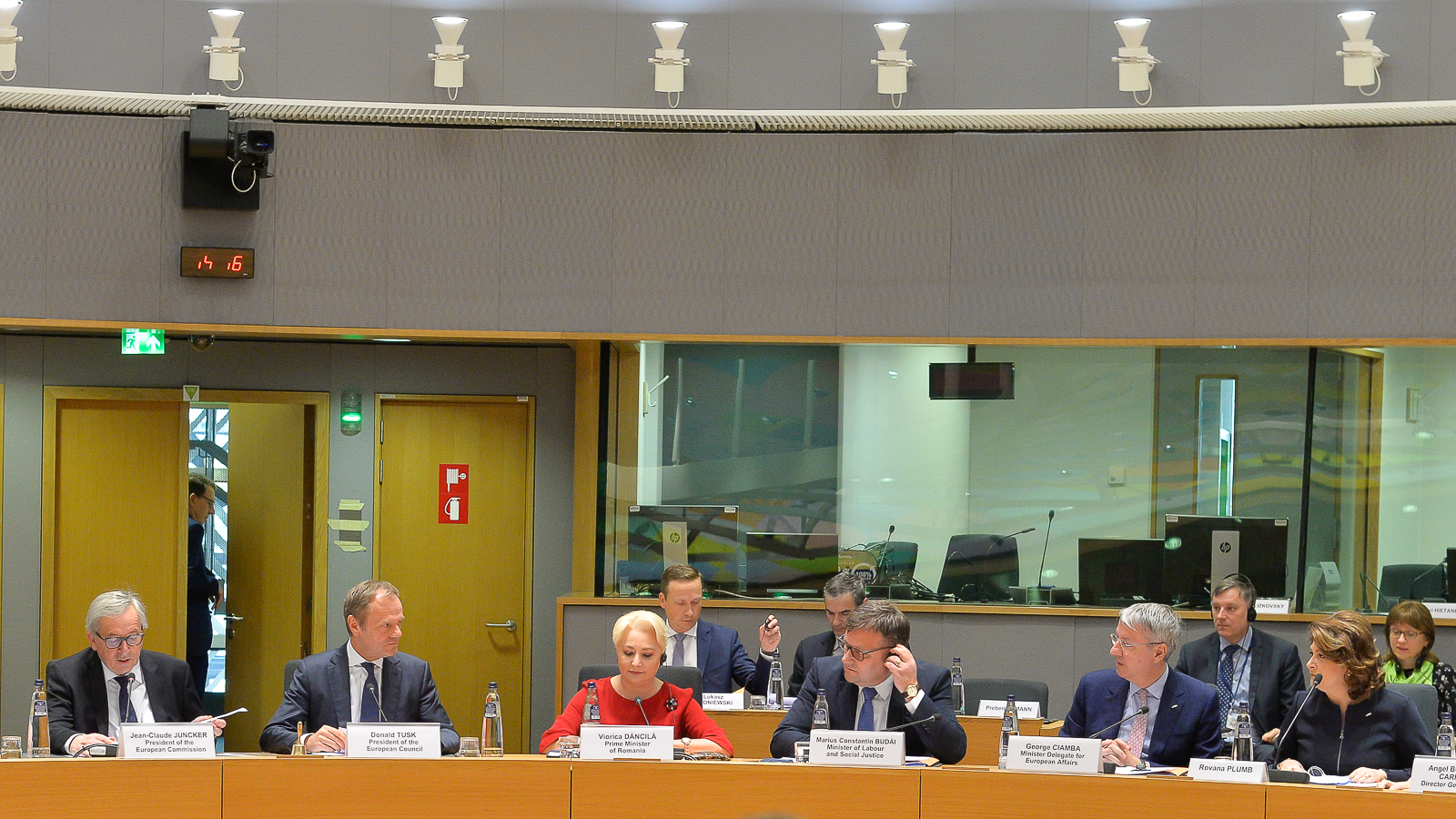 UPDATE. Premierul Viorica Dăncilă, discuţii cu oficialii europeni, la Bruxelles