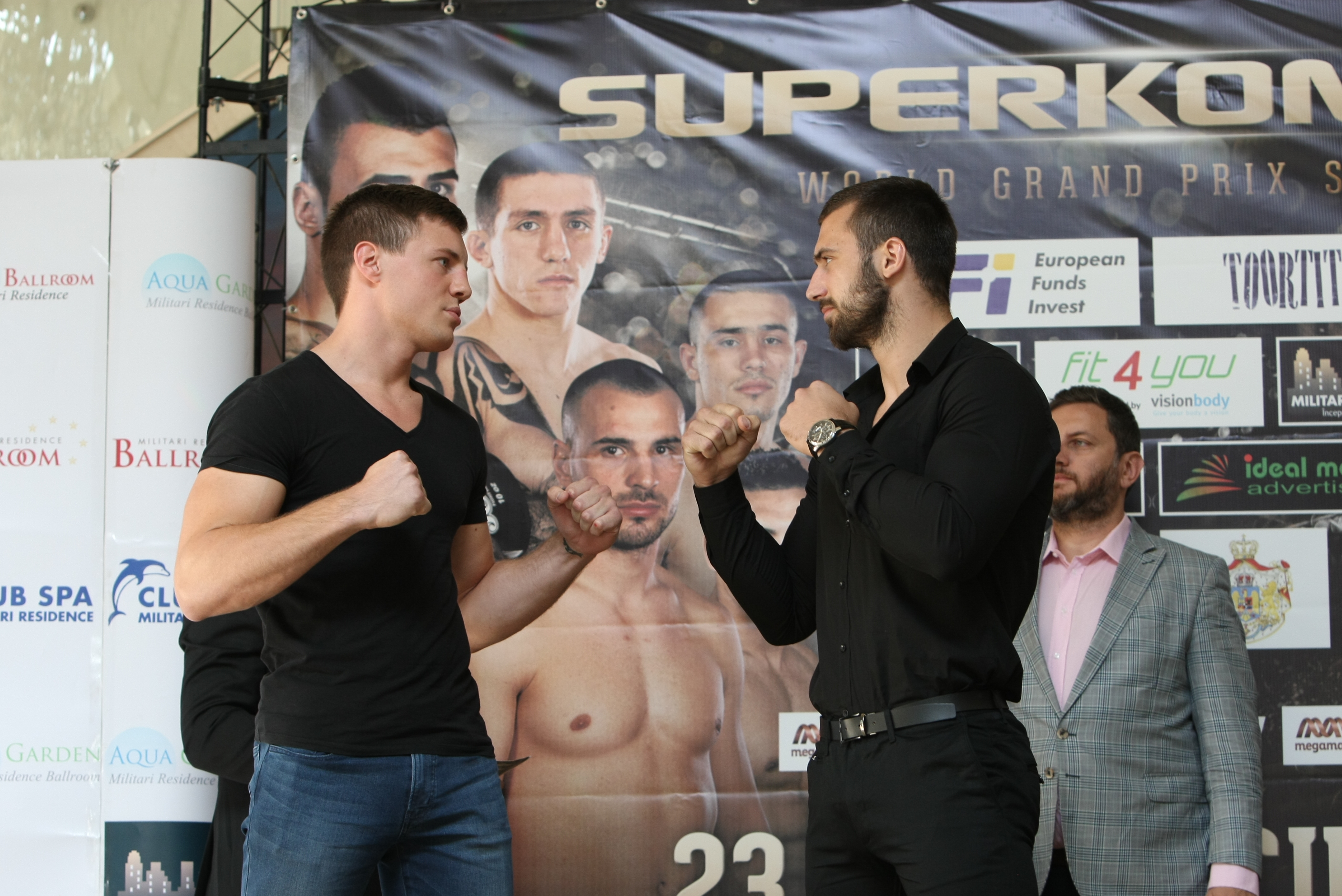Luptătorii de la Superkombat București au trecut cu bine de proba cântarului oficial / GALERIE FOTO