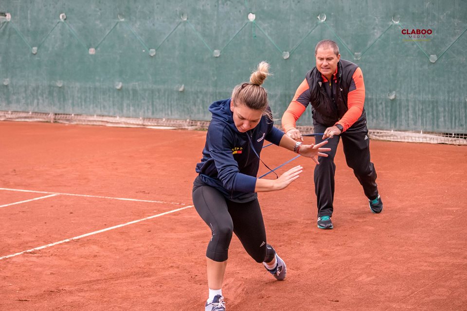 Simona Halep se pregătește cu zâmbetul pe buze pentru confruntarea cu Marea Britanie din Fed Cup | GALERIE FOTO&VIDEO