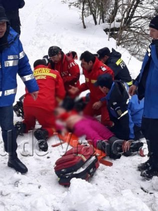 Cum s-a produs avalanșa din Cheile Tișiței (Munții Vrancei), care a ucis o turistă de 37 de ani