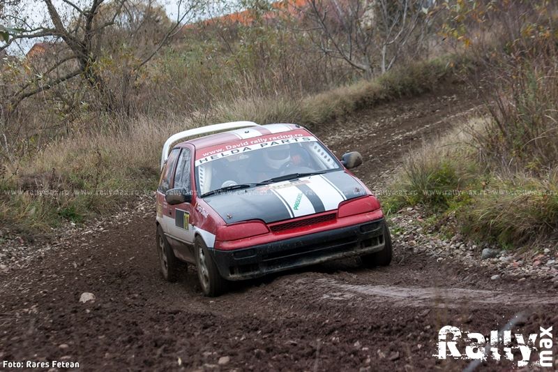 David Tarţa, puştiul minune campion naţional la raliu, pe podium la Raliul Zăpezii de la Cavnic / REZULTATE&VIDEO