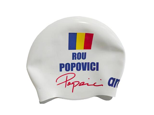 Cât costă casca de înot cu semnătura lui David Popovici. Modelul este unisex și creat 100% din silicon