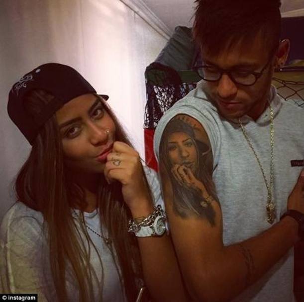 Neymar și-a făcut un tatuaj care-i aduce aminte de copilărie