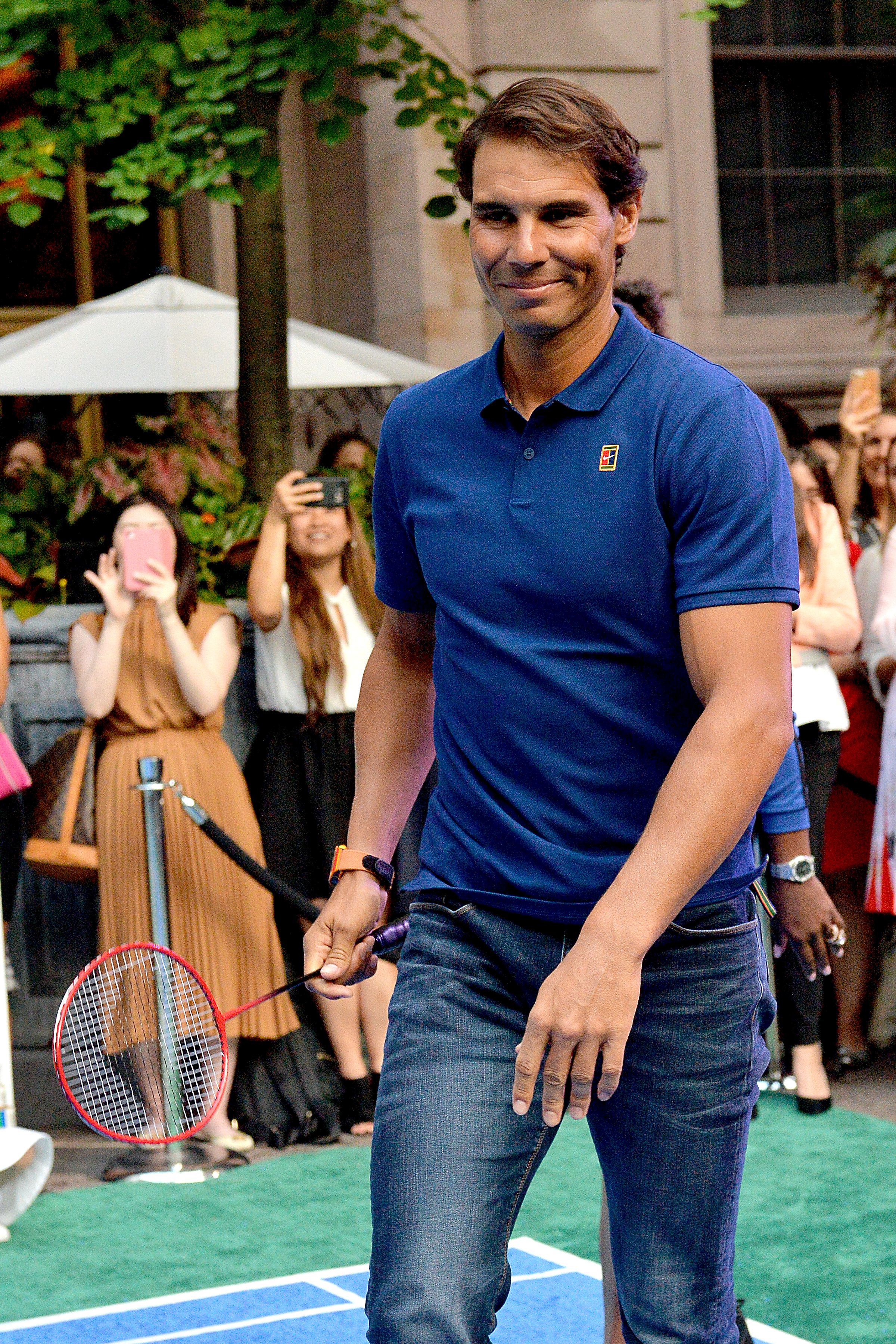 Serena Williams l-a învins pe Nadal într-o partidă de badminton / GALERIE FOTO