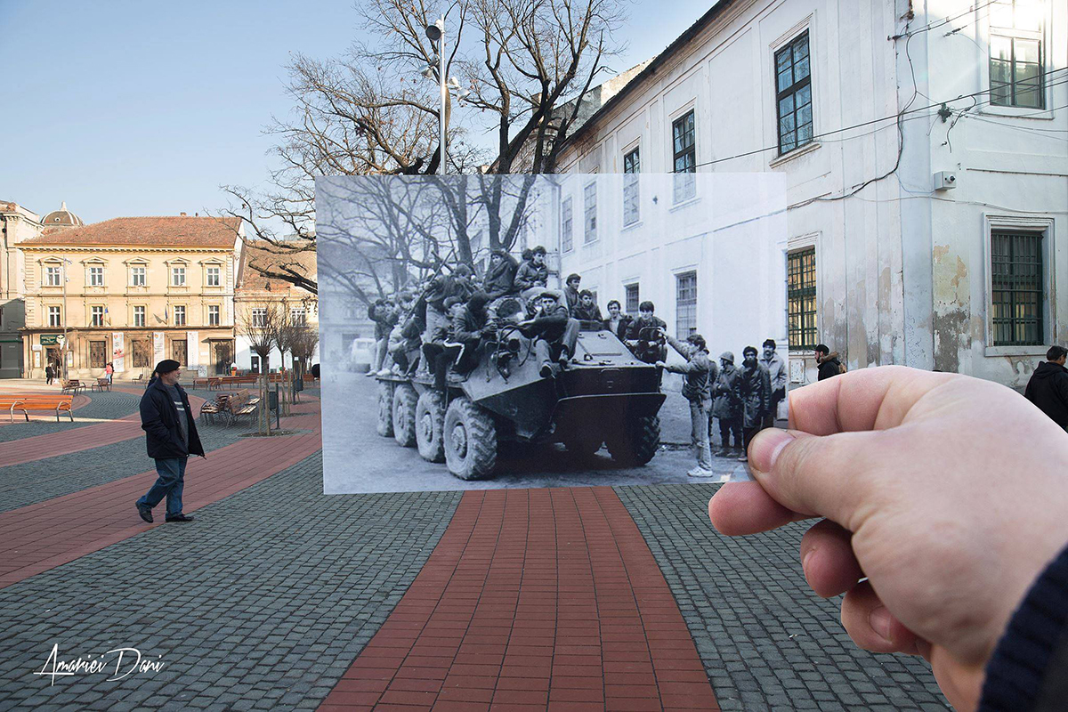 GALERIE FOTO/ Timişoara, la 29 de ani după Revoluţie. Cum arată azi locurile unde, în 1989, s-a murit pentru libertate