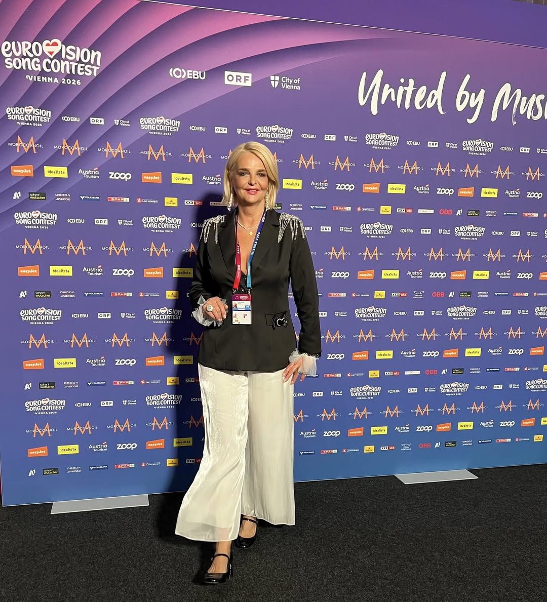 Cum a fost filmată Alexandra Căpitănescu înainte de a urca pe scenă în finala Eurovision 2026. Iuliana Marciuc e prezentă la Viena