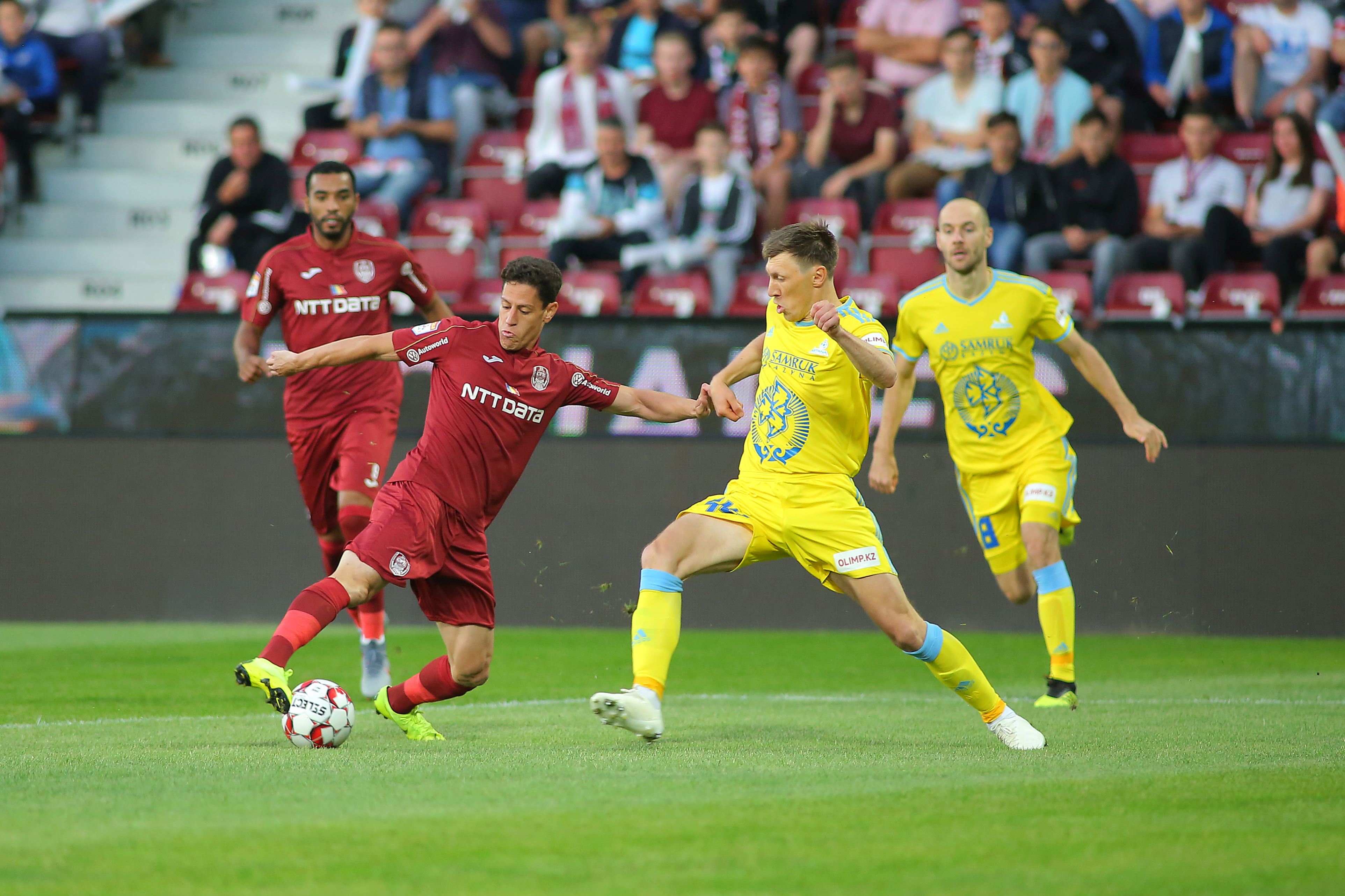 CFR Cluj - Astana 3-1, în turul 1 preliminar în Liga Campionilor. Billel Omrani, omul care a adus calificarea. Urmează Maccabi Tel Aviv
