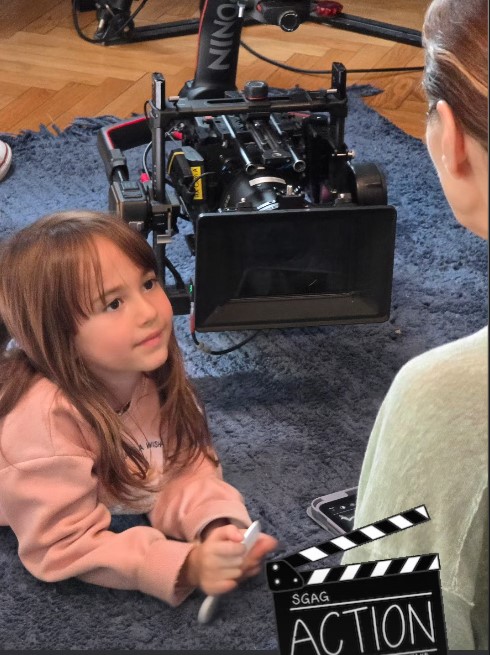 Lia, fiica Danei Rogoz, primul job la doar 5 ani. Micuța și-a impresionat mama: „Sunt tare mândră de ea”