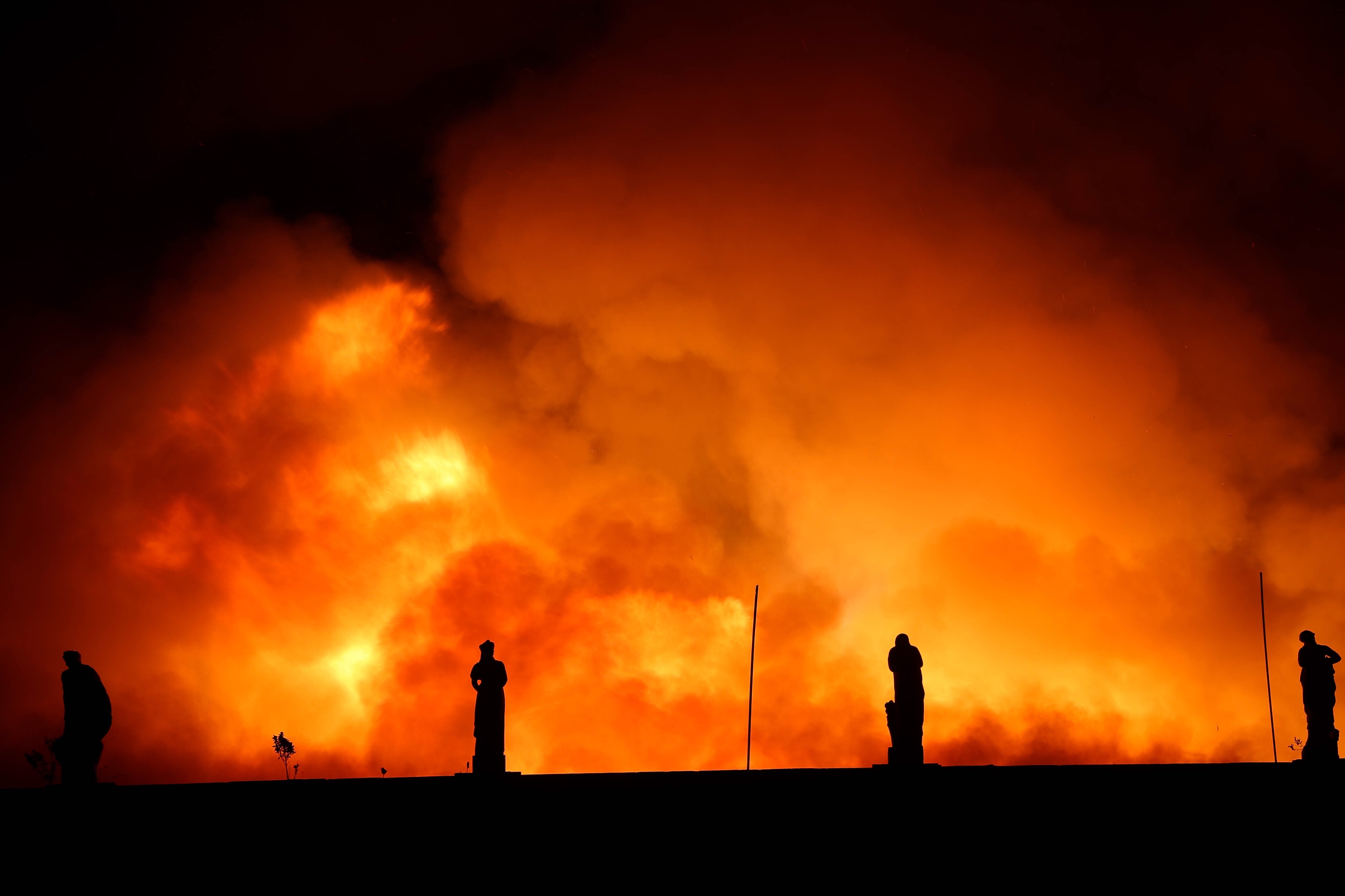 Incendiu de proporții la Muzeul Național din Rio de Janeiro. Clădire veche de 200 de ani, distrusă complet - FOTO