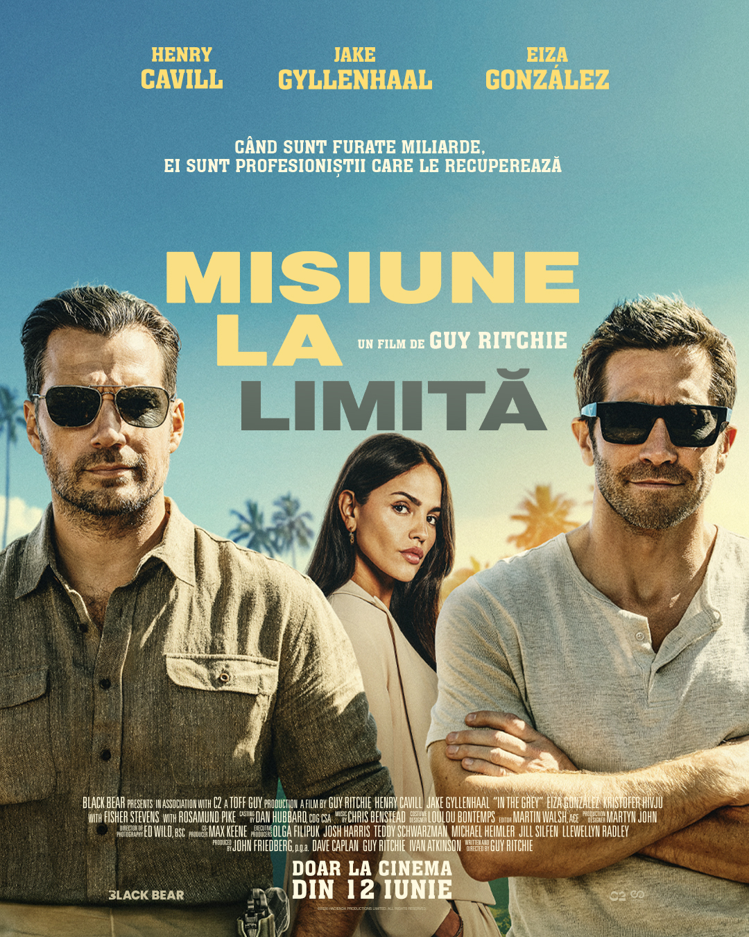 Noul filmul al lui Guy Ritchie vrea să cucerească publicul din România. Henry Cavill și Jake Gyllenhaal sunt în rolurile principale