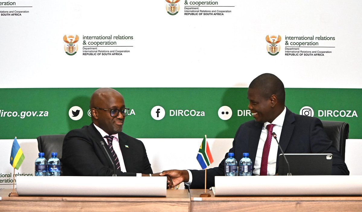 The decision was made during a working visit by Rwanda's Foreign Minister to Pretoria, where further steps to strengthen ties were discussed.