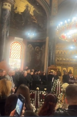 Imagini de la înmormântarea lui Horia Moculescu. Cine a venit să-l conducă pe ultimul drum pe regretatul compozitor
