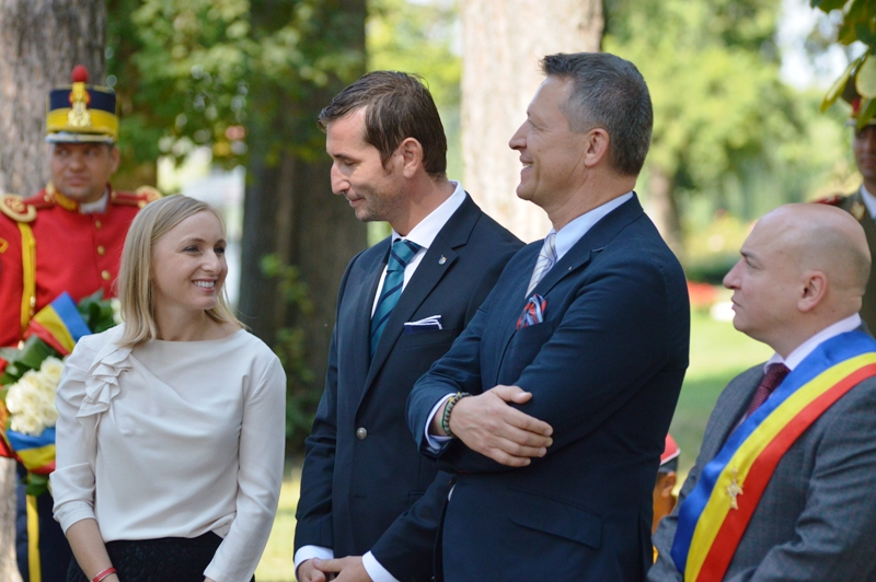 FOTO / Campionii României l-au omagiat pe George Gh. Bibescu, primul nostru reprezentant la CIO