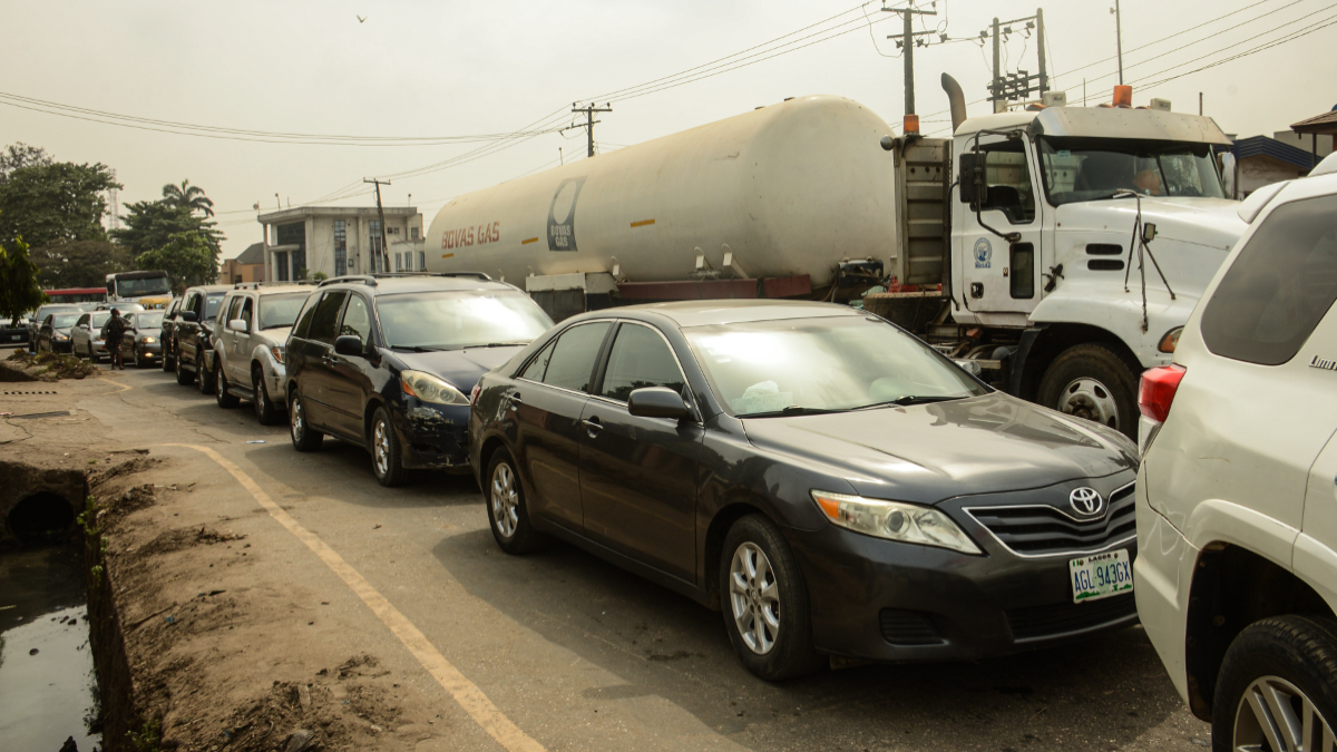 Gridlock at Ojodu Berger. [Getty Images]