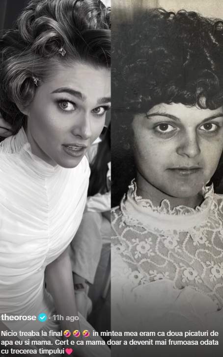 Imagini rare cu mama lui Theo Rose. Artista a lăudat-o: „A devenit mai frumoasă odată cu trecerea timpului”