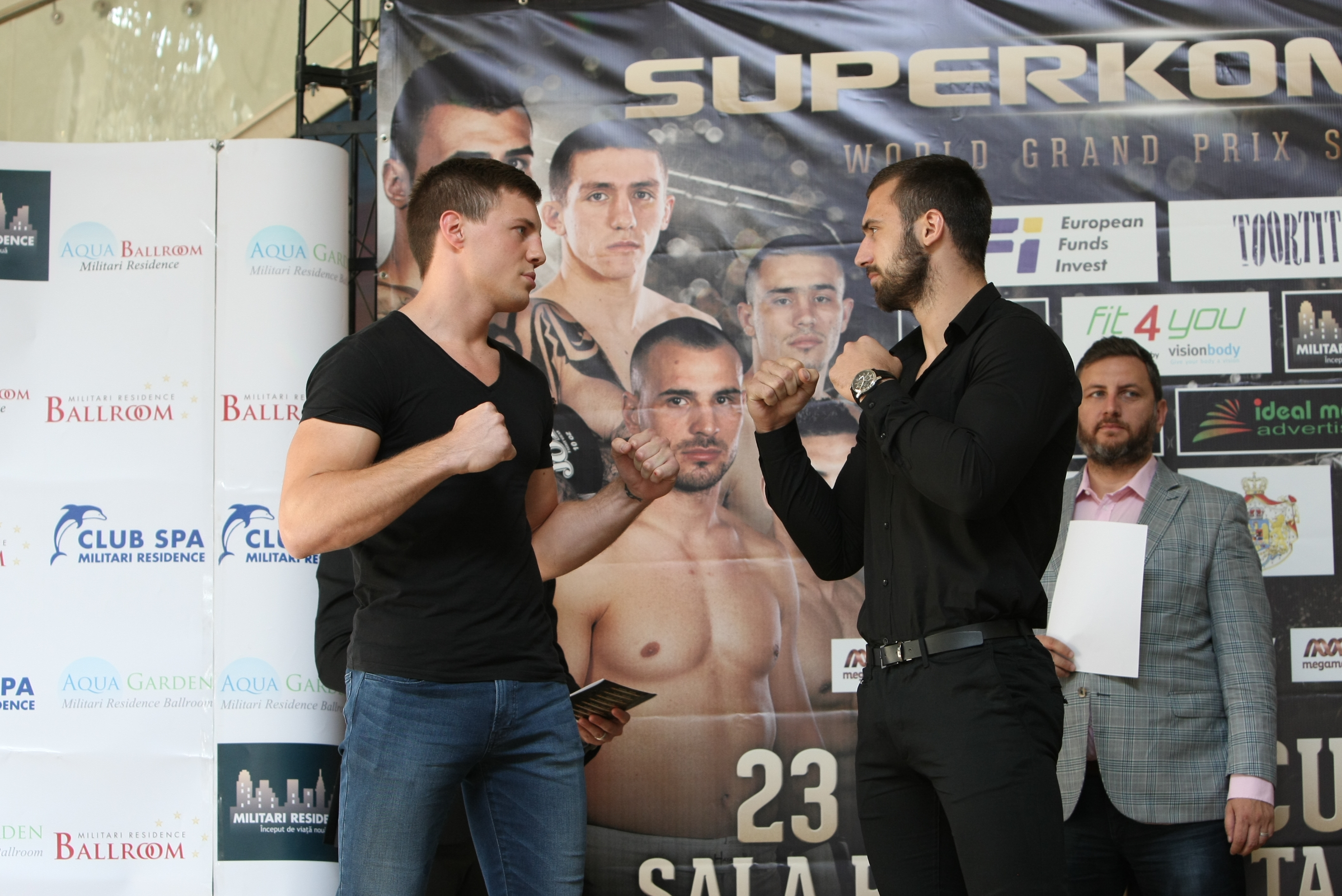 Luptătorii de la Superkombat București au trecut cu bine de proba cântarului oficial / GALERIE FOTO