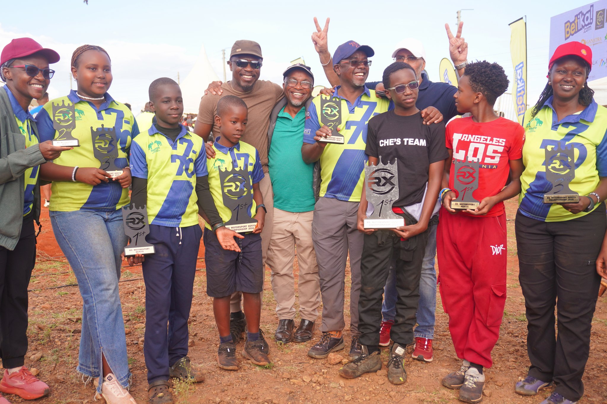 Ababu Namwamba celebrating his son