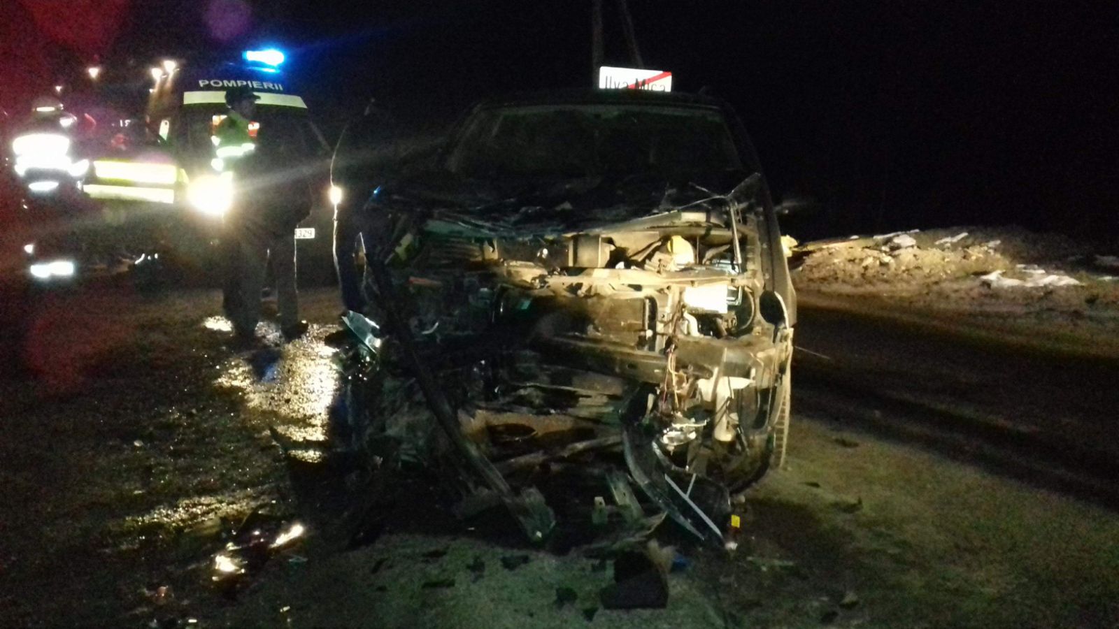 Accident în Ilva Mică, județul Bistrița. Un tânăr a murit, iar alte șase persoane au fost rănite. A fost planul roșu de intervenție / FOTO&VIDEO