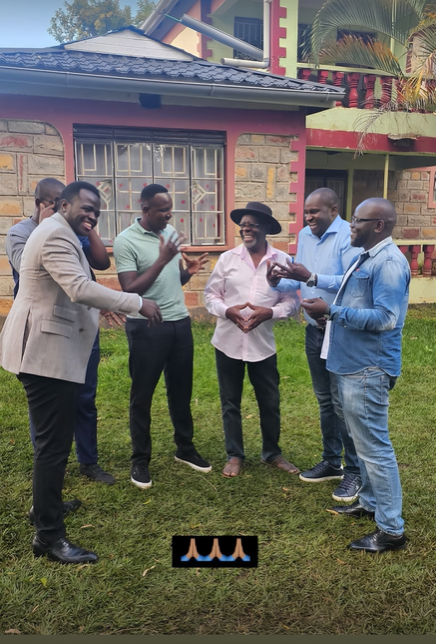 A screenshot of YY Comedian meeting Noela’s parents in Bungoma