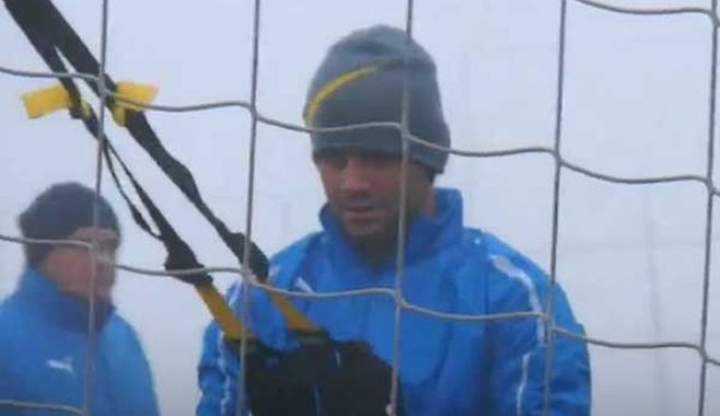 Chivu l-a ajutat pe Hagi în pregătirea meciului cu CFR / FOTO&VIDEO