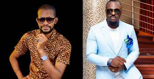 Jim Iyke and Uche Maduagwu [Facebook]