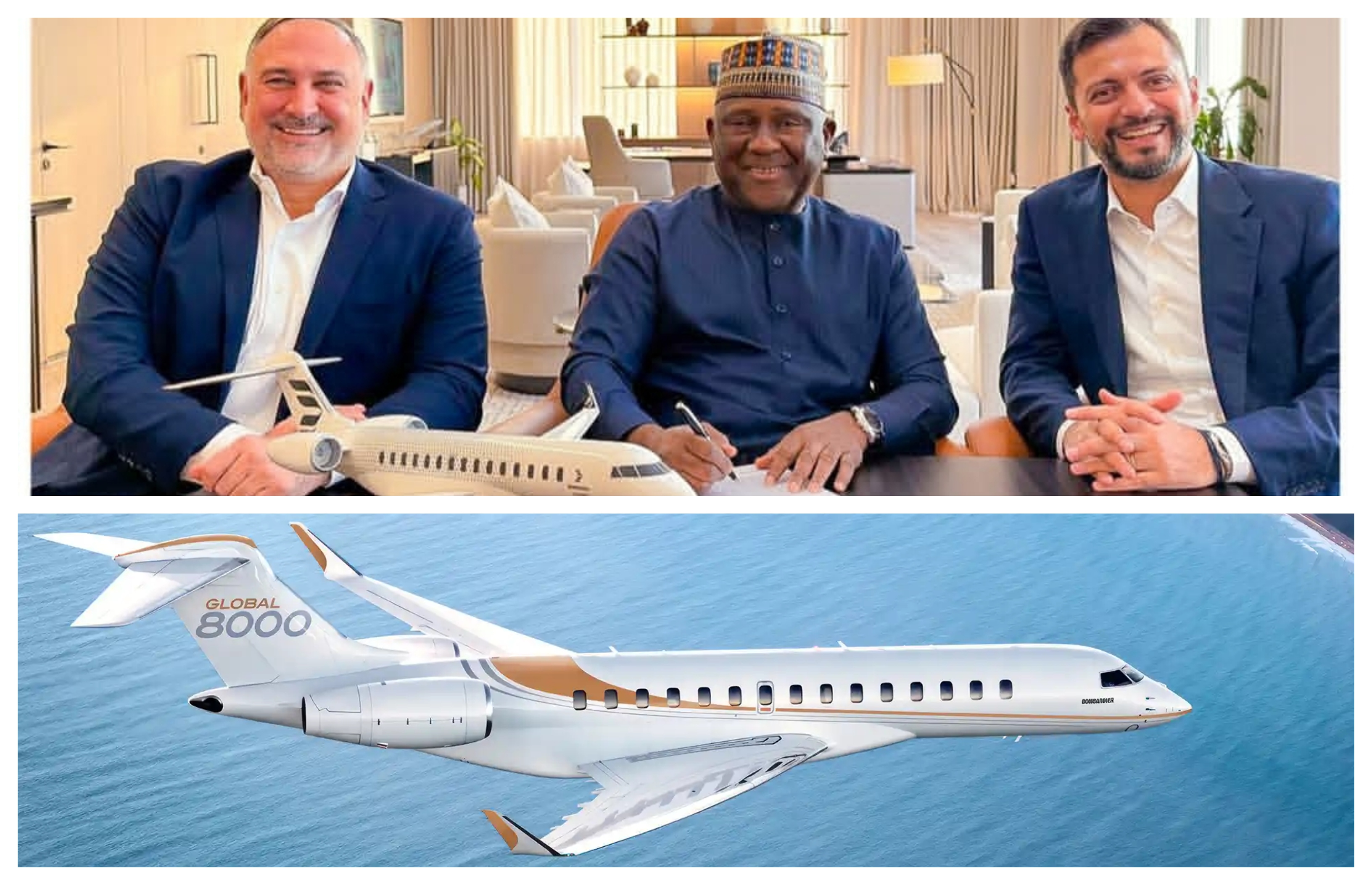 Africa’s 4th richest man, Rabiu gifts himself latest Bombardier global 8000 jet after a record 2025