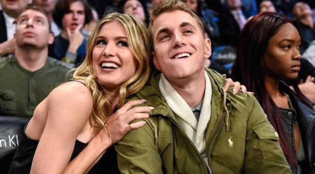 Nu vine la Cluj, s-a dus la Super Bowl. Eugenie Bouchard a petrecut din nou cu studentul John Goehrke / GALERIE FOTO