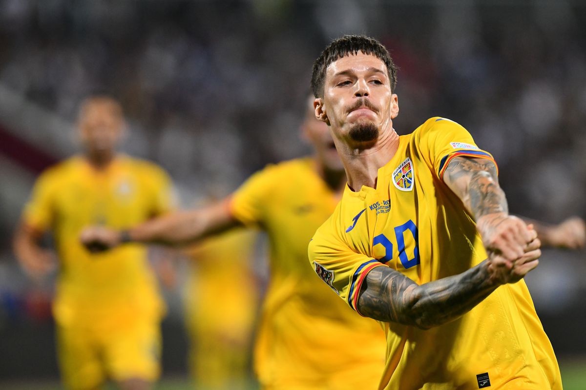 Kosovo-România 0-3. Debut victorios în Liga Națiunilor, la revenirea lui Mircea Lucescu în rolul de selecționer
