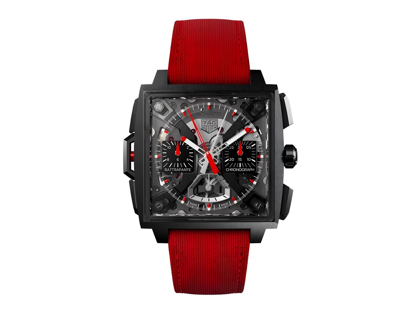 TAG Heuer Monaco Split-Seconds Look, Kaliber, Materialien, Preis – viermal top und schwer zu toppen: In dieser kühnen Neuheit steckt massig TAG-Heuer-Pioniergeist. 135 000 Fr.
