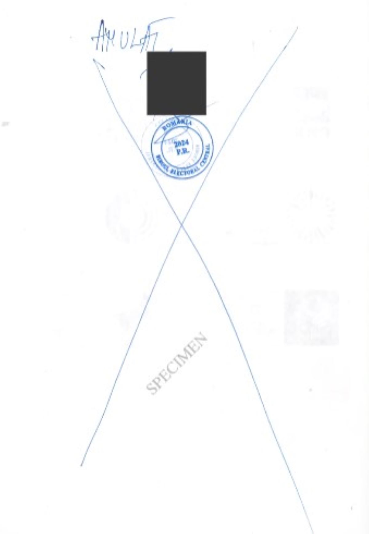 Cum arată buletinul de vot la alegerile prezidențiale 2024 - turul I, 24 noiembrie
