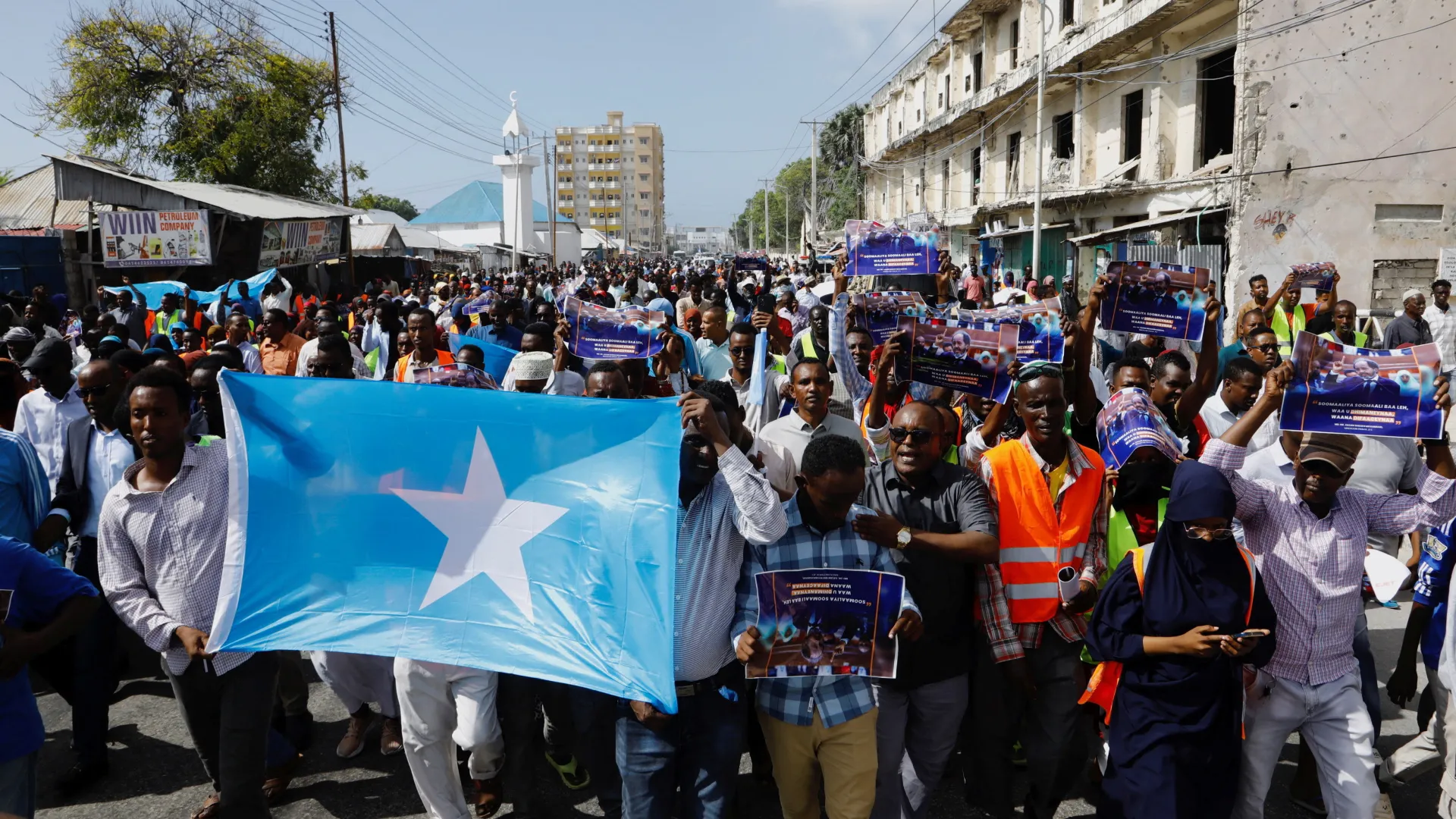 The ongoing crisis in Somalia has led to widespread suffering, with millions facing food insecurity and displacement due to conflict between Somali forces and Al-Shabaab.